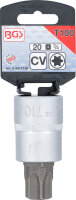 Bit-Einsatz | Antrieb Innenvierkant 20 mm (3/4") | T-Profil (für Torx) T100