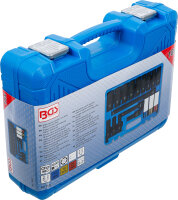 Kraft-Steckschlüssel- und Kraft-Schoneinsatz-Satz | Sechskant | Antrieb Innenvierkant 12,5 mm (1/2") | SW 10 - 24 mm | 18-tlg.