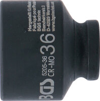 Kraft-Steckschlüssel-Einsatz Sechskant | Antrieb Innenvierkant 12,5 mm (1/2") | SW 36 mm