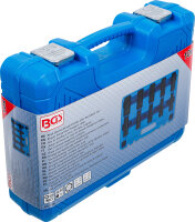 Kraft-Steckschlüssel-Einsatz-Satz Sechskant, tief | Antrieb Innenvierkant 12,5 mm (1/2") | SW 10 - 24 mm | 10-tlg.