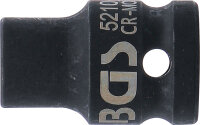 Kraft-Steckschlüssel-Einsatz Sechskant | Antrieb Innenvierkant 12,5 mm (1/2") | SW 10 mm