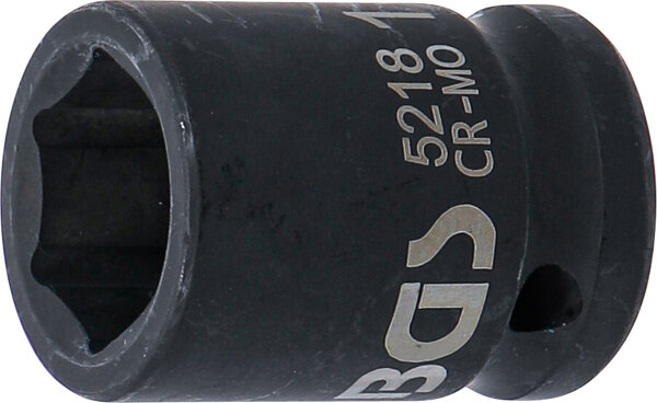 Kraft-Steckschlüssel-Einsatz Sechskant | Antrieb Innenvierkant 12,5 mm (1/2") | SW 18 mm