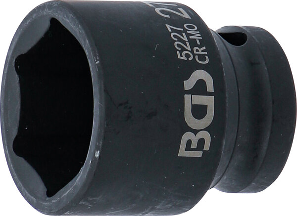 Kraft-Steckschlüssel-Einsatz Sechskant | Antrieb Innenvierkant 12,5 mm (1/2") | SW 27 mm