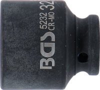 Kraft-Steckschlüssel-Einsatz Sechskant | Antrieb Innenvierkant 12,5 mm (1/2") | SW 32 mm