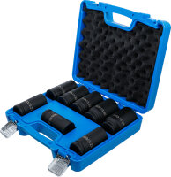 Kraft-Steckschlüssel-Einsatz-Satz, extra tief | Antrieb Innenvierkant 20 mm (3/4") | SW 22 - 38 mm | 8-tlg.