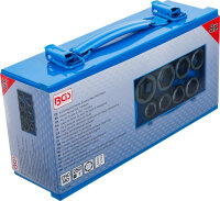 Kraft-Steckschlüssel-Einsatz-Satz Sechskant | Antrieb Innenvierkant 25 mm (1") | SW 27 - 50 mm | 8-tlg.