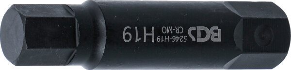 Bit | Länge 100 mm | Antrieb Außensechskant 22 mm | Innensechskant 19 mm