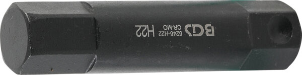 Bit | Länge 100 mm | Antrieb Außensechskant 22 mm | Innensechskant 22 mm