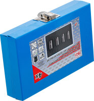 Spiral-Profil-Steckschlüssel-Satz / Schraubenausdreher | Antrieb Innenvierkant 12,5 mm (1/2") | SW 17 - 26 mm | 4-tlg.