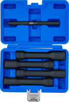 Spiral-Profil-Steckschlüssel-Satz / Schraubenausdreher, tief | Antrieb Innenvierkant 12,5 mm (1/2") | SW 17 - 22 mm | 5-tlg.