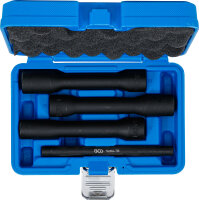 Spiral-Profil-Steckschlüssel-Satz / Schraubenausdreher, tief | Antrieb Innenvierkant 12,5 mm (1/2") | SW 17 - 21 mm | 4-tlg.