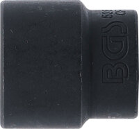 Spiral-Profil-Steckschlüssel-Einsatz / Schraubenausdreher | Antrieb Innenvierkant 12,5 mm (1/2") | SW 24 mm