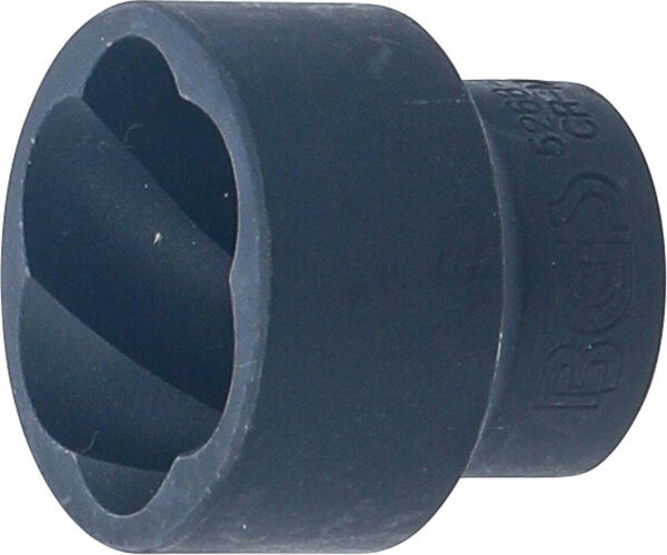 Spiral-Profil-Steckschlüssel-Einsatz / Schraubenausdreher | Antrieb Innenvierkant 12,5 mm (1/2") | SW 27 mm