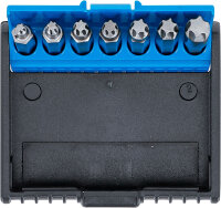 Schraubenausdreher-Satz | für defektes T-Profil (für Torx) T10 - T40 | 7-tlg.