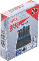 Schraubenausdreher-Satz | für defekten Innensechskant 1,5 - 6 mm | 7-tlg.
