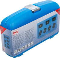 Spiral-Profil-Steckschlüssel-Satz / Schraubenausdreher | Antrieb Innenvierkant 12,5 mm (1/2") | SW 17 - 26 mm | 7-tlg.