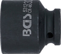 Kraft-Steckschlüssel-Einsatz Zwölfkant | Antrieb Innenvierkant 12,5 mm (1/2") | SW 32 mm