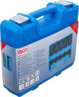 Kraft-Steckschlüssel-Einsatz-Satz | Zwölfkant | Antrieb Innenvierkant 12,5 mm (1/2") | SW 32 - 36 mm | 10-tlg.