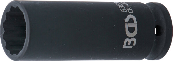 Kraft-Steckschlüssel-Einsatz Zwölfkant, tief | Antrieb Innenvierkant 12,5 mm (1/2") | SW 21 mm