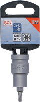 Kraft-Bit-Einsatz | Länge 55 mm | Antrieb Innenvierkant 12,5 mm (1/2") | T-Profil (für Torx) T27
