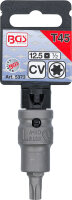 Kraft-Bit-Einsatz | Länge 55 mm | Antrieb Innenvierkant 12,5 mm (1/2") | T-Profil (für Torx) T45