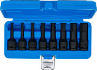 Kraft-Bit-Einsatz-Satz | Antrieb Innenvierkant 12,5 mm (1/2") | Innensechskant 5 - 19 mm | 8-tlg.