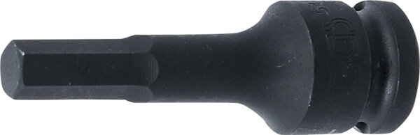 Kraft-Bit-Einsatz | Länge 75 mm | Antrieb Innenvierkant 12,5 mm (1/2") | Innensechskant 10 mm