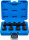 Kraft-Bit-Einsatz-Satz | Antrieb Innenvierkant 12,5 mm (1/2") | Innensechskant 5 - 19 mm | 9-tlg.