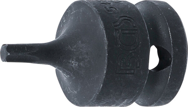 Kraft-Bit-Einsatz | Länge 42 mm | Antrieb Innenvierkant 12,5 mm (1/2") | T-Profil (für Torx) T27