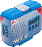 Kraft-Bit-Einsatz-Satz | Antrieb Innenvierkant 12,5 mm (1/2") | Innenvielzahn (für XZN) M4 - M16 | 9-tlg.