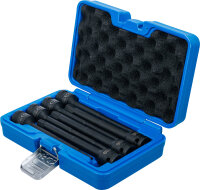 Kraft-Bit-Einsatz-Satz | Länge 150 mm | Antrieb Innenvierkant 12,5 mm (1/2") | Innensechskant 5 - 14 mm | 7-tlg.