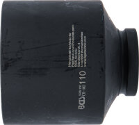 Kraft-Steckschlüssel-Einsatz Sechskant, tief | Antrieb Innenvierkant 25 mm (1") | SW 110 mm