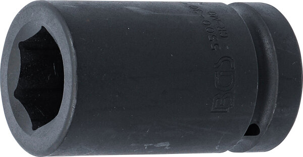 Kraft-Steckschlüssel-Einsatz Sechskant, tief | Antrieb Innenvierkant 25 mm (1") | SW 30 mm