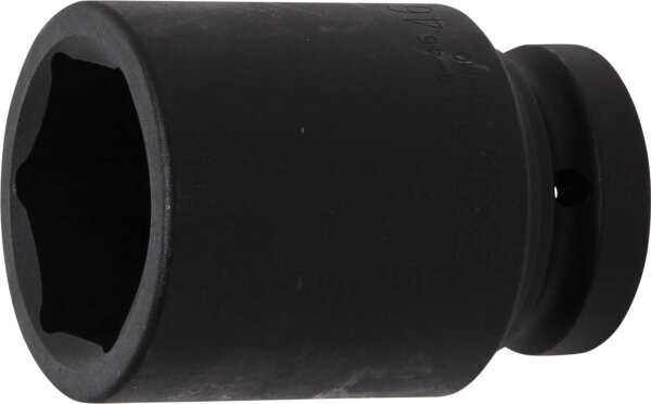 Kraft-Steckschlüssel-Einsatz Sechskant, tief | Antrieb Innenvierkant 25 mm (1") | SW 46 mm