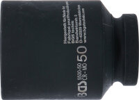 Kraft-Steckschlüssel-Einsatz Sechskant, tief | Antrieb Innenvierkant 25 mm (1") | SW 50 mm