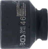 Kraft-Steckschlüssel-Einsatz Sechskant | Antrieb Innenvierkant 20 mm (3/4") | SW 46 mm