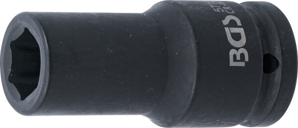 Kraft-Steckschlüssel-Einsatz Sechskant, tief | Antrieb Innenvierkant 20 mm (3/4") | SW 19 mm