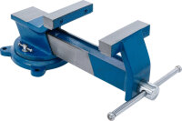 Stahl-Schraubstock | geschmiedet | 125 mm Spannbacken