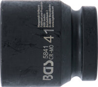 Kraft-Steckschlüssel-Einsatz Sechskant | Antrieb Innenvierkant 25 mm (1") | SW 41 mm