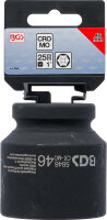 Kraft-Steckschlüssel-Einsatz Sechskant | Antrieb Innenvierkant 25 mm (1") | SW 46 mm