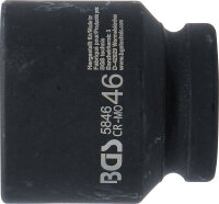 Kraft-Steckschlüssel-Einsatz Sechskant | Antrieb Innenvierkant 25 mm (1") | SW 46 mm