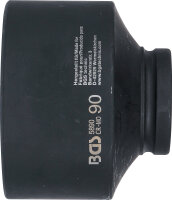 Kraft-Steckschlüssel-Einsatz Sechskant | Antrieb Innenvierkant 25 mm (1") | SW 90 mm