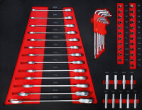 Werkstattwagen | 6 Schubladen | 1 Seitentür | mit 158 Werkzeugen