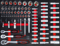 Werkstattwagen | 7 Schubladen | 1 Seitentür | mit 250 Werkzeugen
