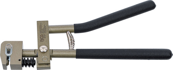 Lochzange zum Stanzen von abgekanteten Werkstücken