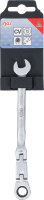 Doppelgelenk-Ratschenring-Maulschlüssel | abwinkelbar | SW 9 mm