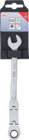 Doppelgelenk-Ratschenring-Maulschlüssel | abwinkelbar | SW 10 mm