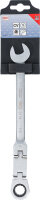 Doppelgelenk-Ratschenring-Maulschlüssel | abwinkelbar | SW 14 mm