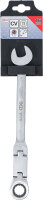 Doppelgelenk-Ratschenring-Maulschlüssel | abwinkelbar | SW 16 mm
