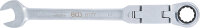 Doppelgelenk-Ratschenring-Maulschlüssel | abwinkelbar | SW 17 mm